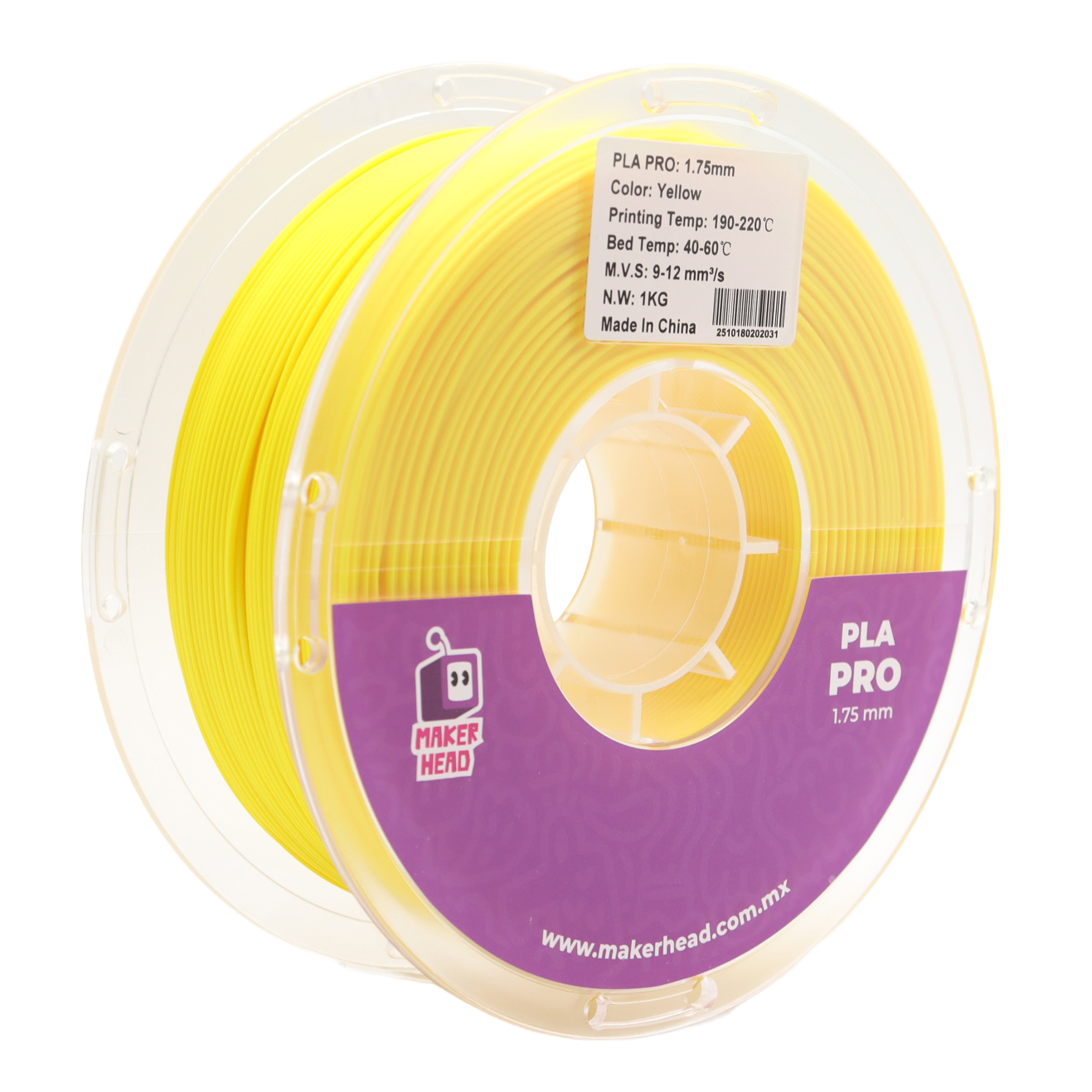 3D Printer PLA Filament Yellow Color
