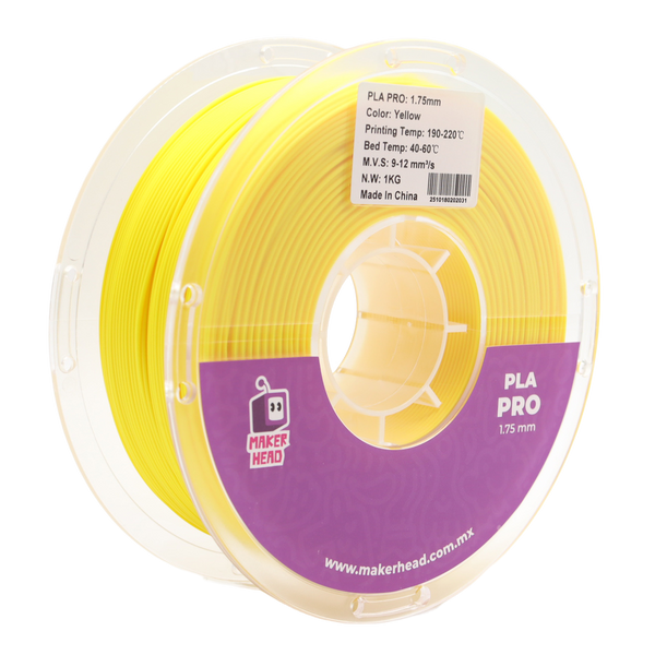Filamento para impresora 3D PLA Color Amarillo