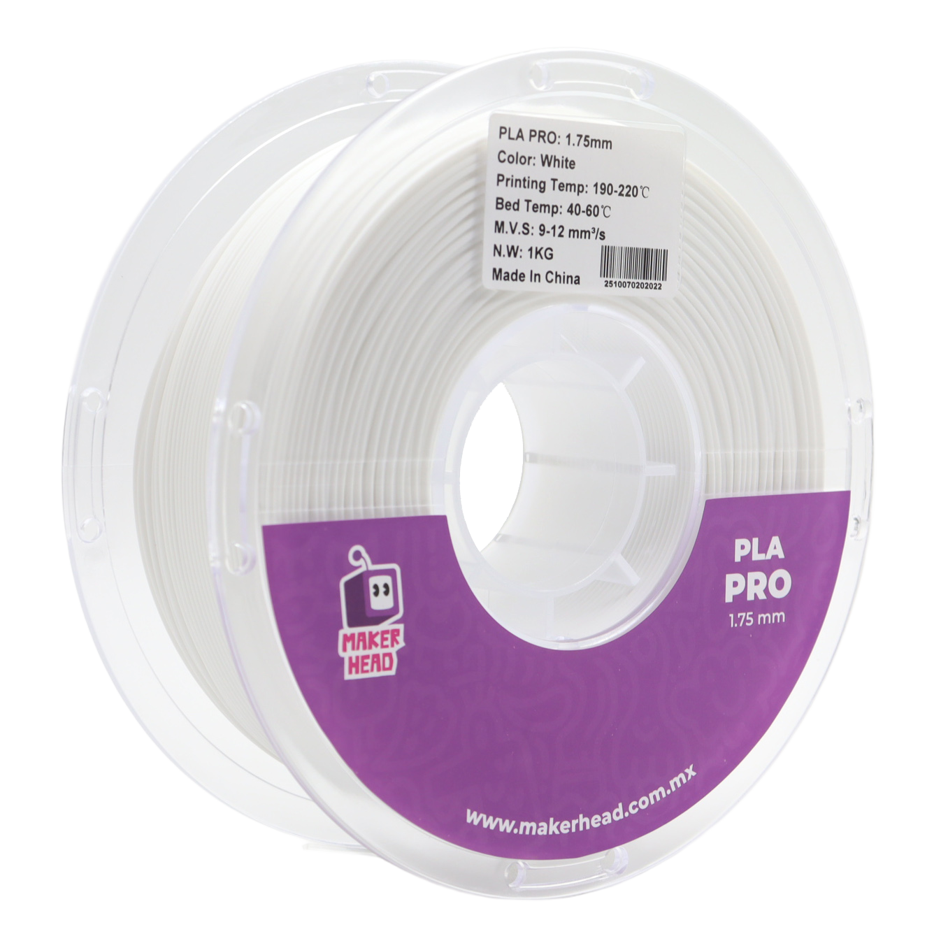 3D Printer Filament PLA White
