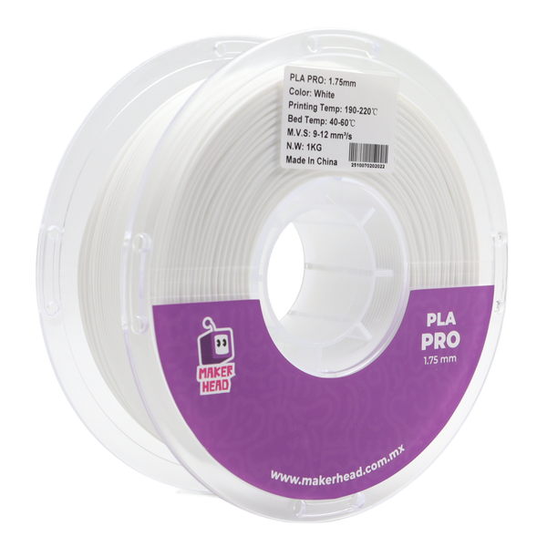 Filamento para impresora 3D PLA Color Blanco