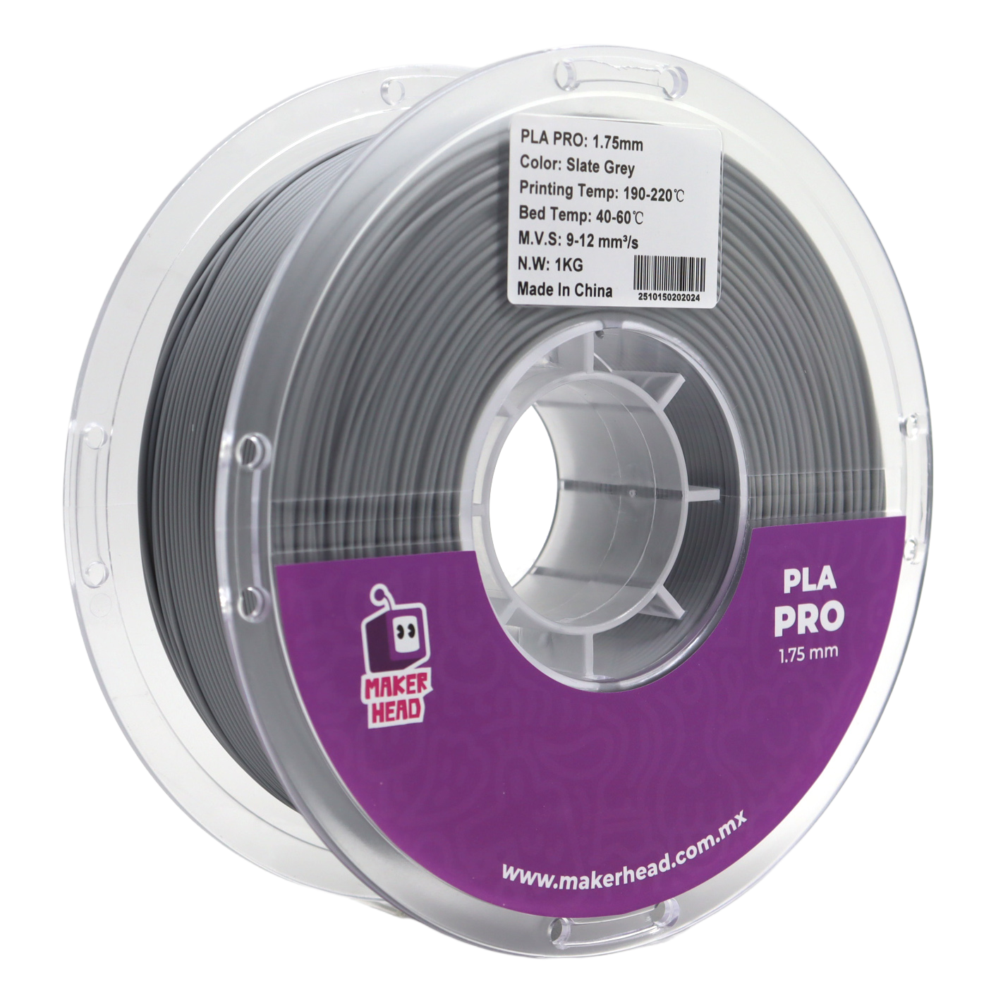 3D Printer PLA Filament Gray Color