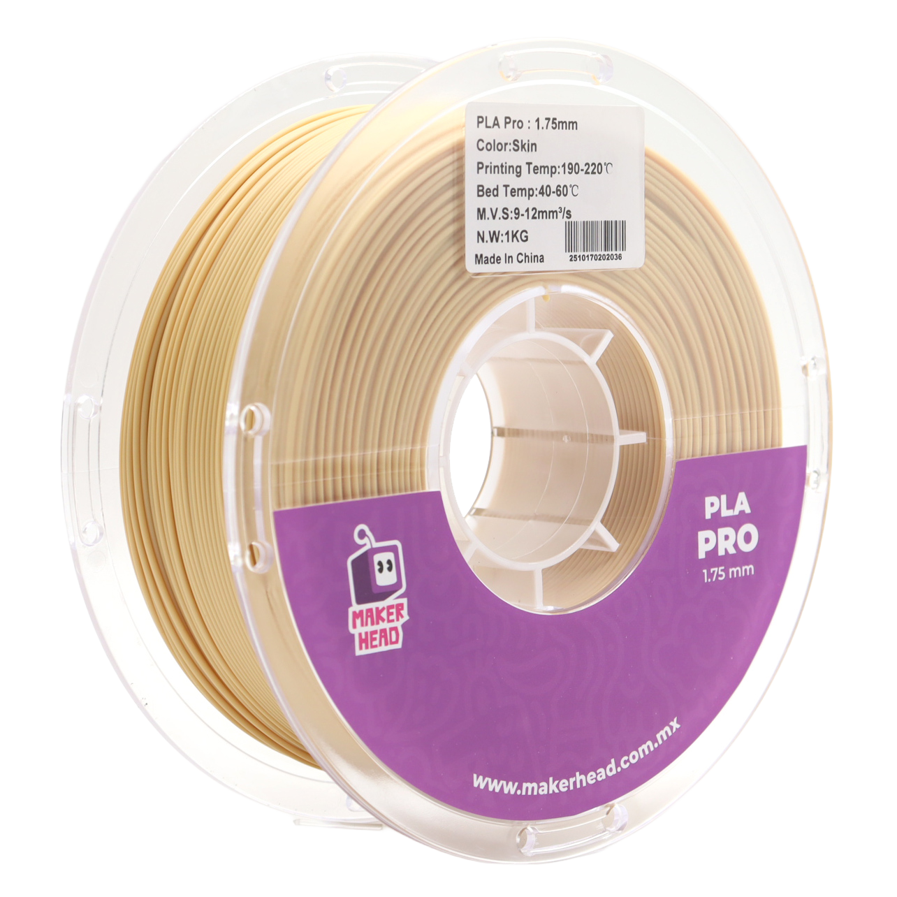 PLA 3D Printer Filament Skin Color