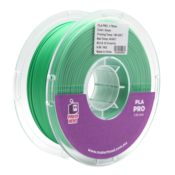 Filamento para impresora 3D PLA Color Verde