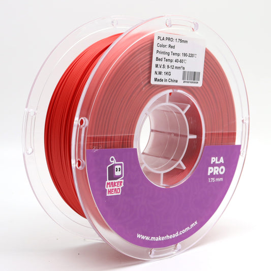 Filamento para impresora 3D PLA Color Rojo