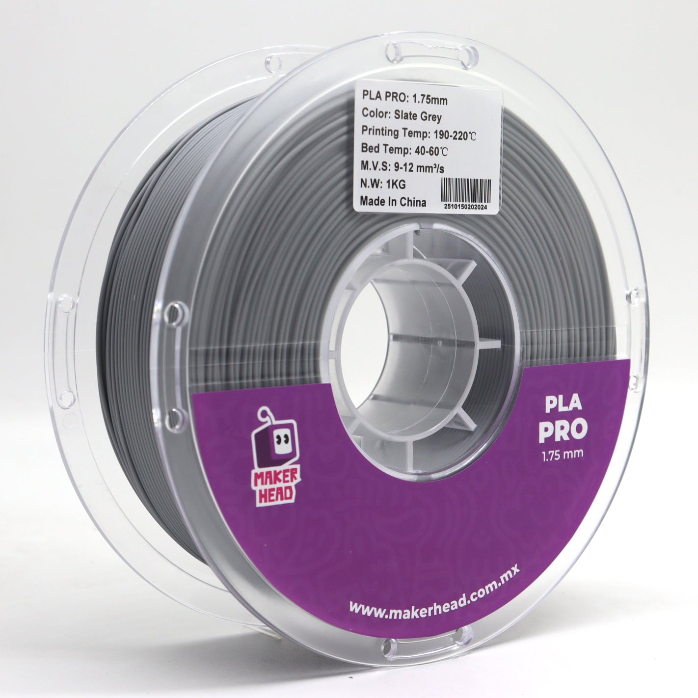 3D Printer PLA Filament Gray Color