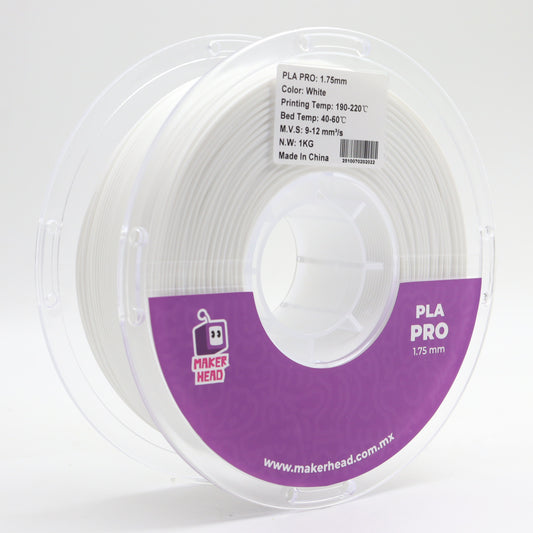 Filamento para impresora 3D PLA Color Blanco